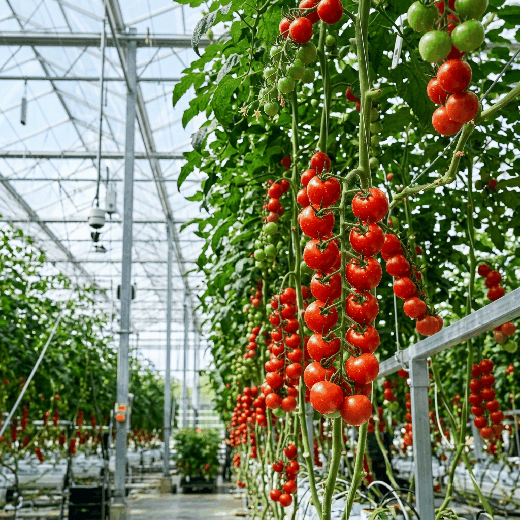 Cherry Tomato grown in Walk-In Tunnels