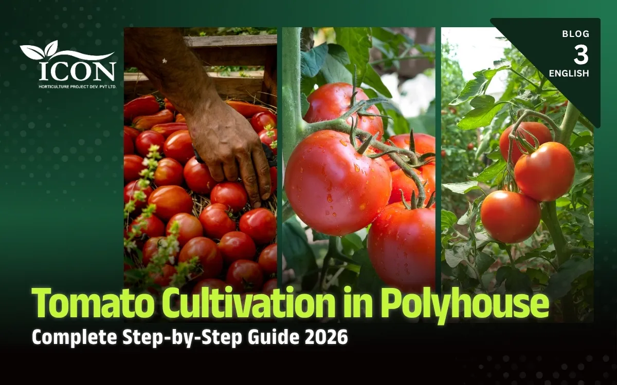 Tomato Cultivation in Polyhouse
